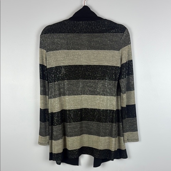 Vintage Frank Lyman Design Black and Gray Cardigan Sweater Size 2 - Picture 10 of 10